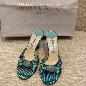 Super Fun Green Slides by Jimmy Choo sz36.5